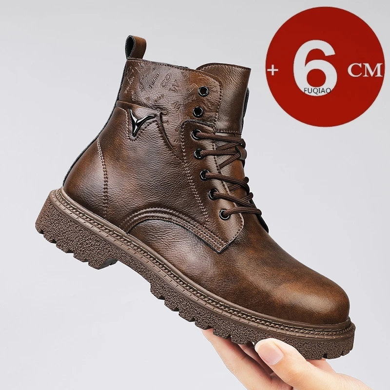 Men'S Shoes Height Increase - Botas invisibles de 6cm para hombre,