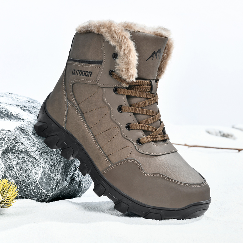 Men Shoes Marks - Botas de invierno para hombre, zapatillas