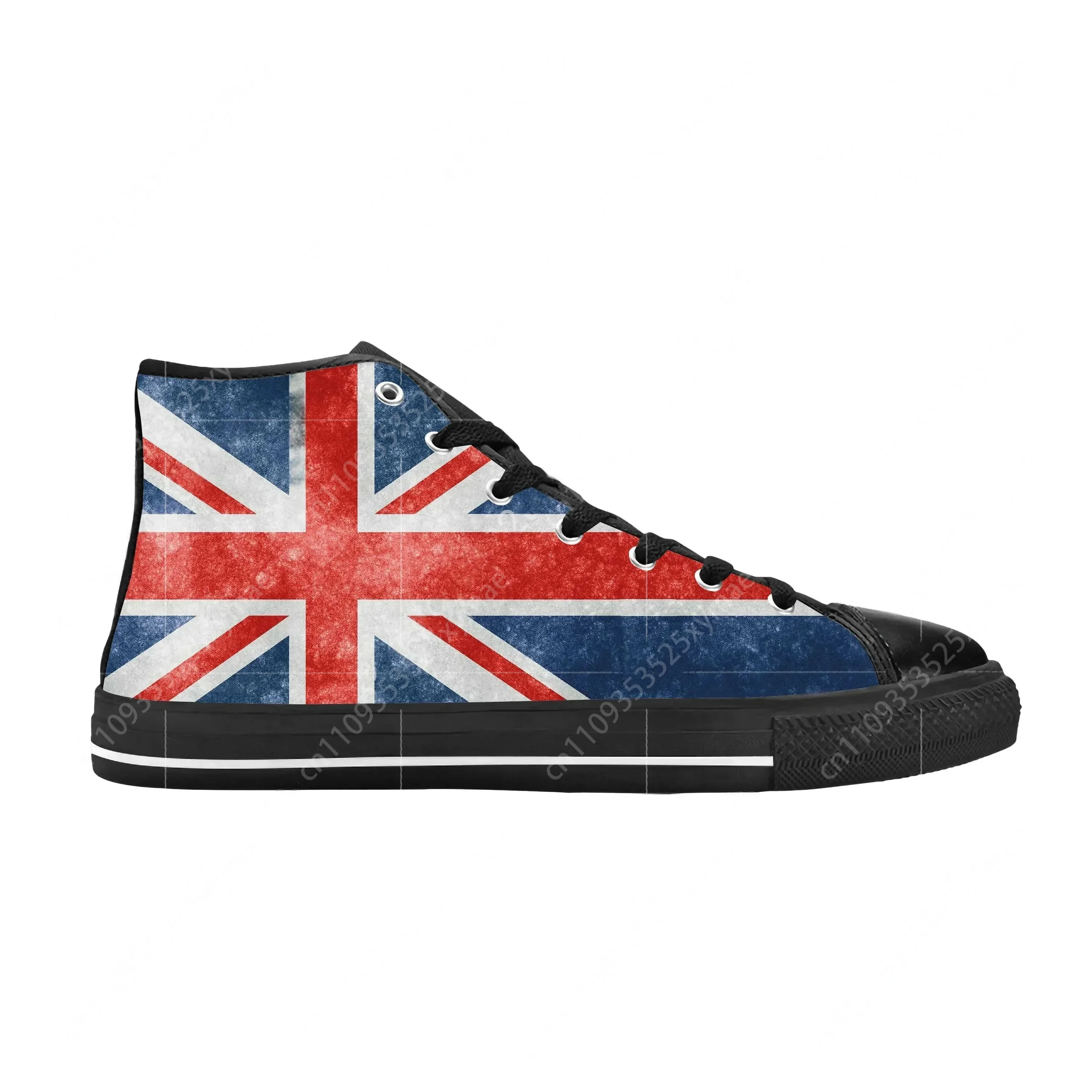 Men Shoes Uk - Zapatos de tela informales con bandera