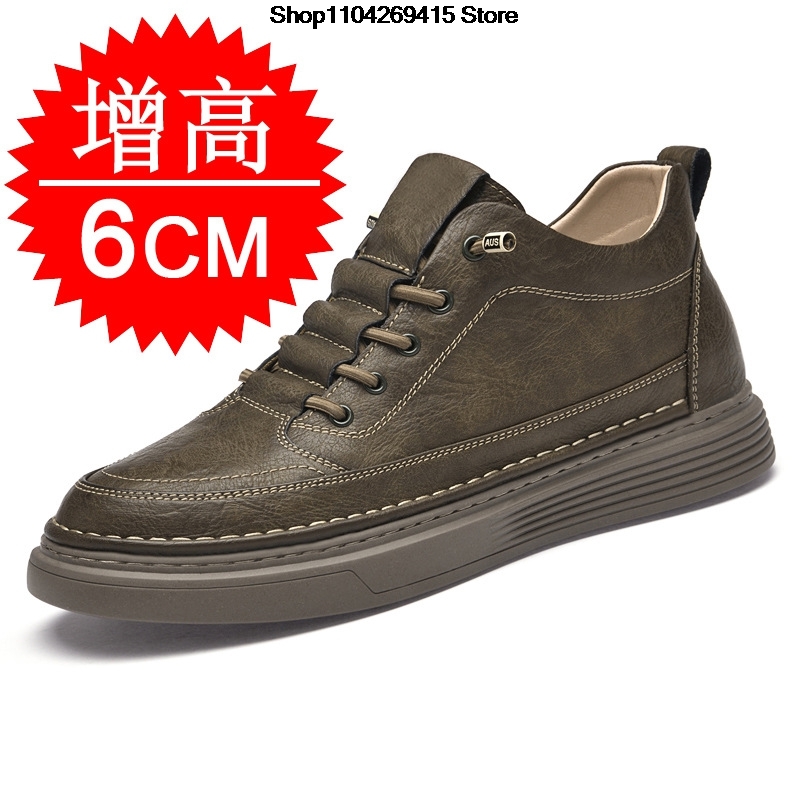 Men'S Shoes Height Increase - Zapatos Oxford para Hombre con Aumento