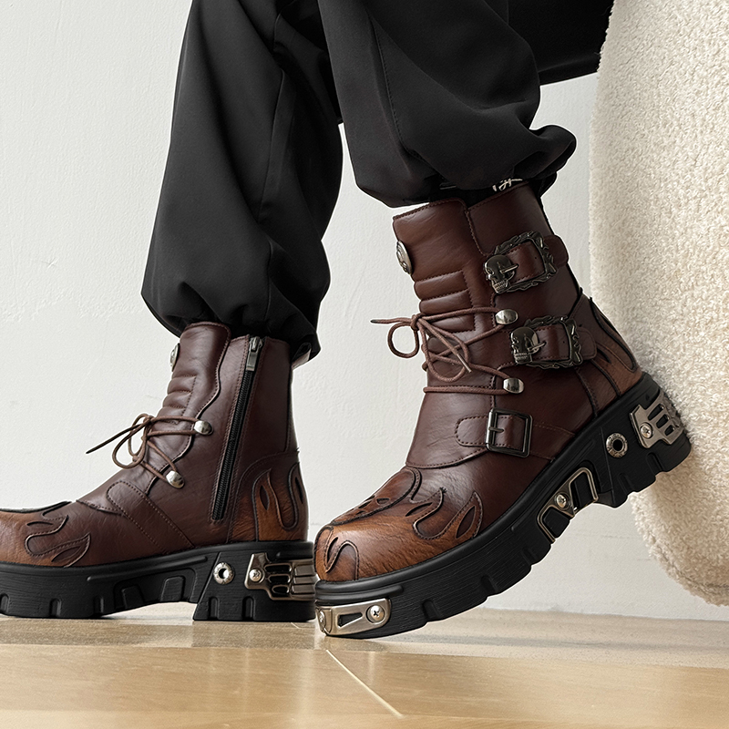 Botas de Motociclista para Hom - Men'S Shoes Height Increase reseña y precio