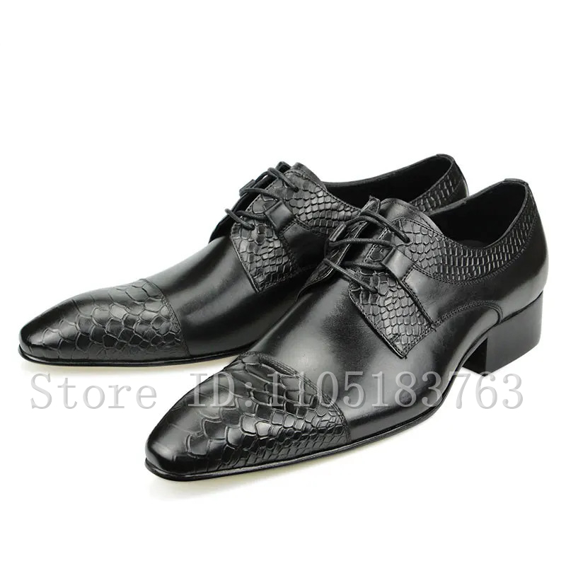 Zapatos Oxford de Cuero Genuin - Men Shoes Elegant reseña y precio