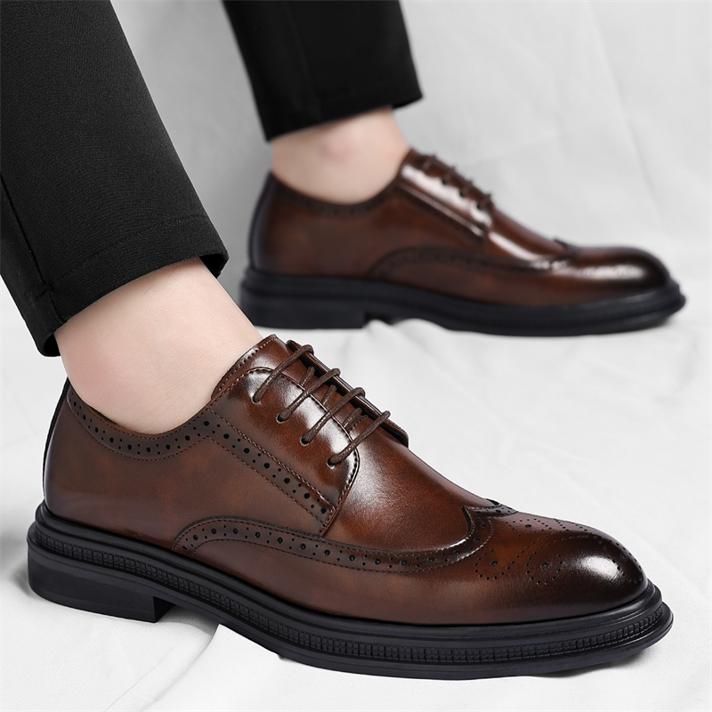 Zapatos de Cuero Brogue para H - Men Shoes Uk reseña y precio