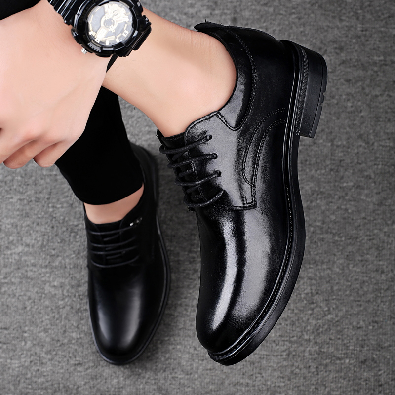 Zapatos Casuales de Cuero con  - Men'S Shoes Height Increase reseña y precio